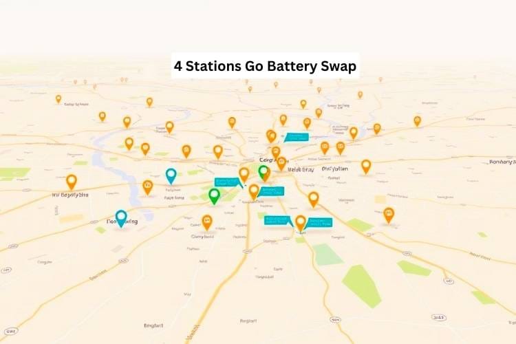 4 Stations Go Battery Swap