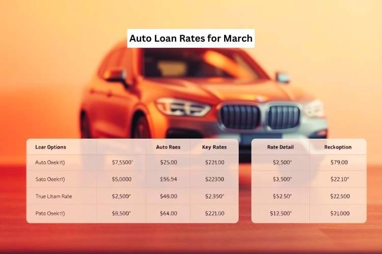 Auto Loan Rates for March