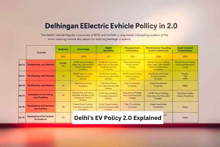 Delhi's EV Policy 2.0 Explained