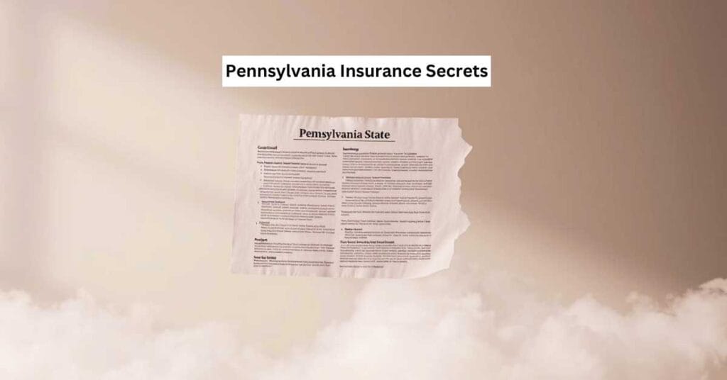 Pennsylvania Insurance Secrets