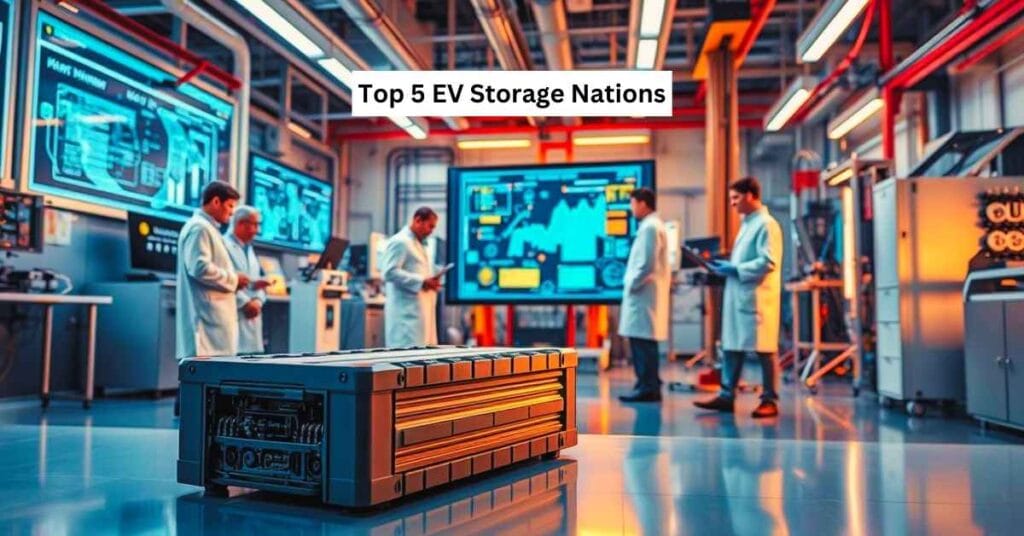 Top 5 EV Storage Nations