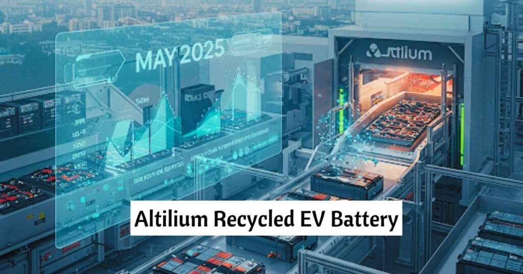 Altilium Recycled EV Battery