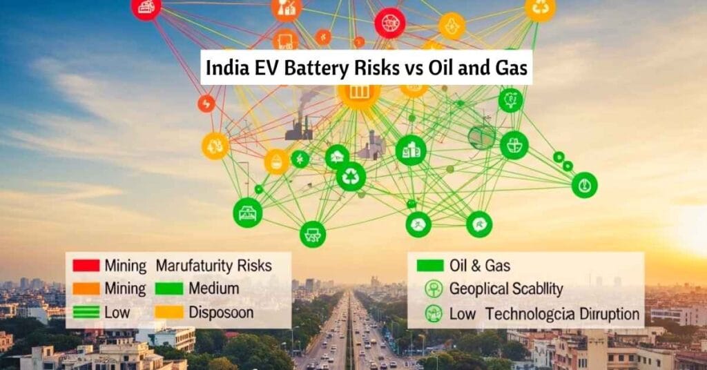 India EV Battery Risks vs Oil and Gas