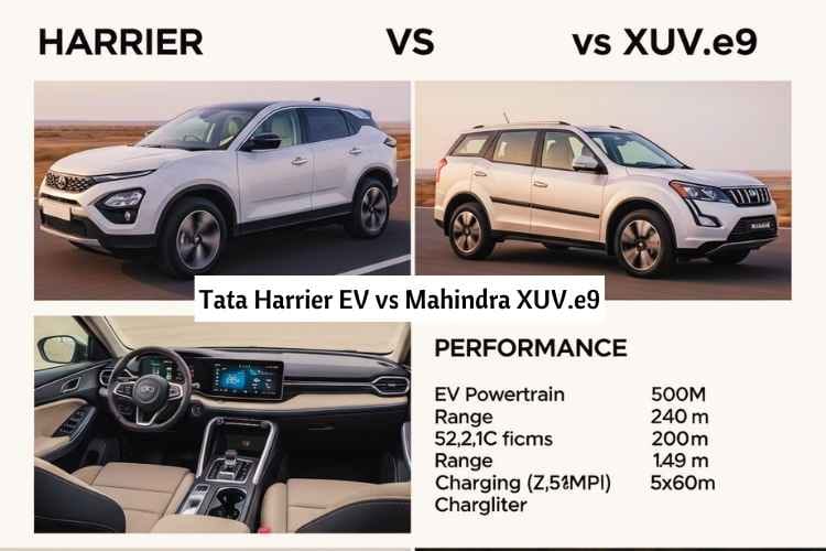 Tata Harrier EV vs Mahindra XUV.e9