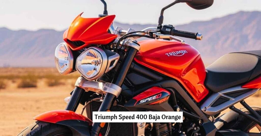 Triumph Speed 400 Baja Orange